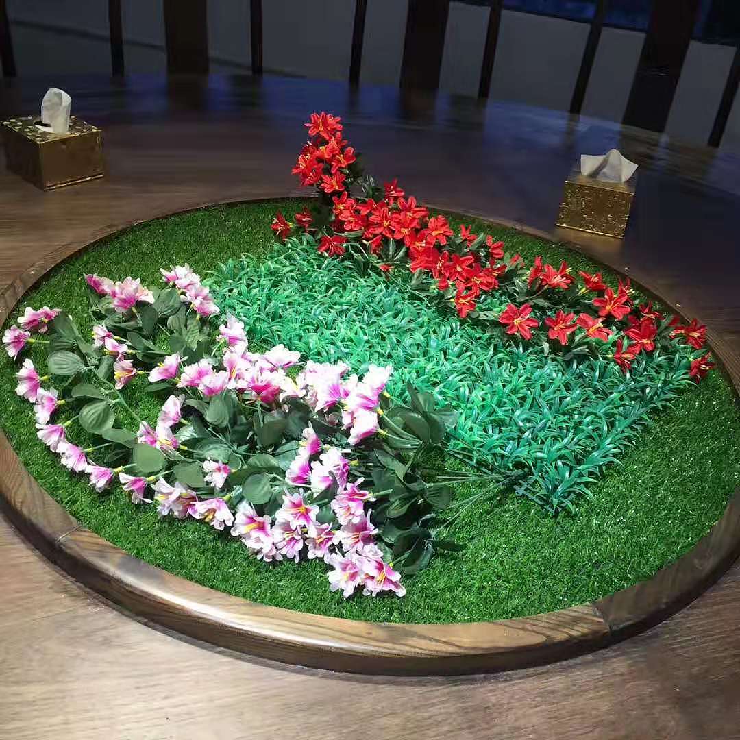 蚌埠天河湖绿色农庄 大包厢餐桌造景（图ZMTg4ODMxNDg0） - 家装设计 - 站酷设计师素悉美学空间2原创素材 - 站酷ZCOOL