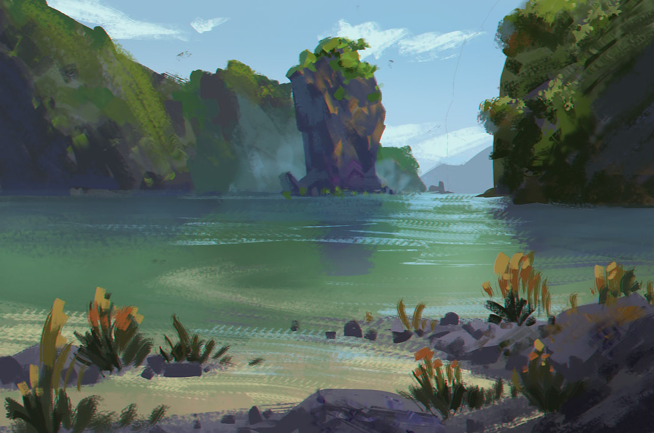 写生风景.|插画|游戏原画|绘画的苏航_原创作品-站酷zcool
