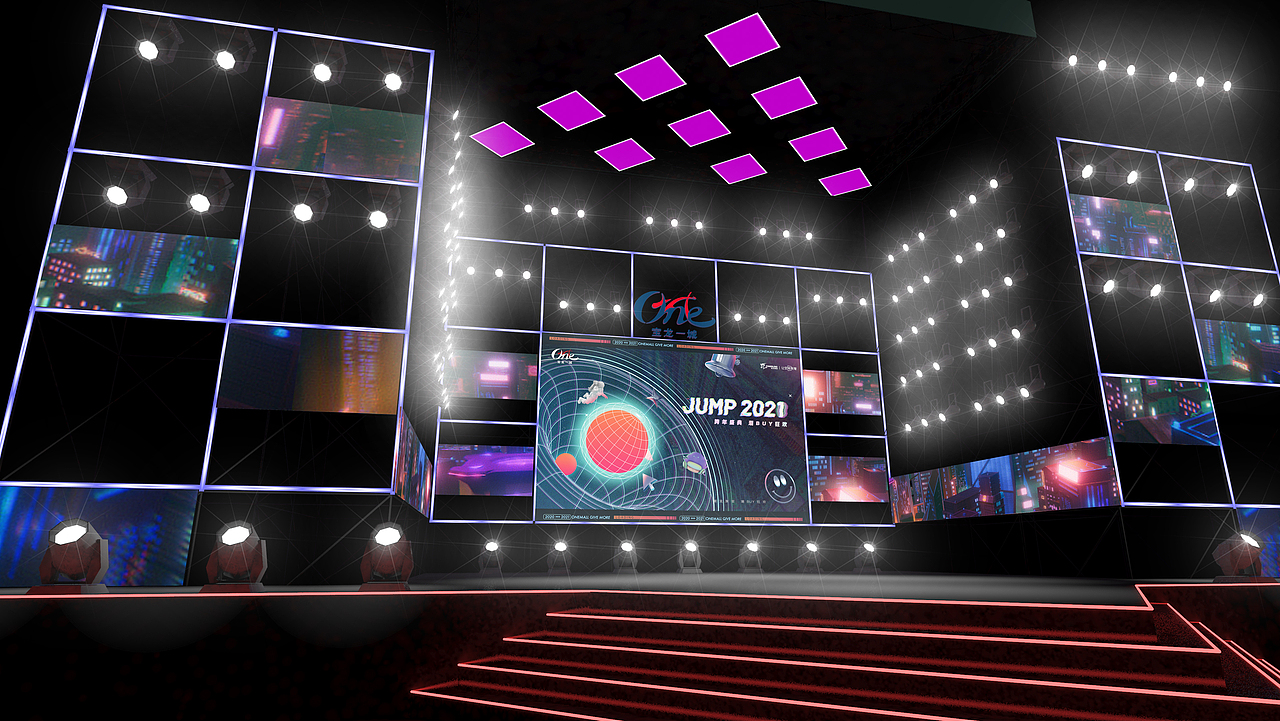 宝龙一城2021跨年舞美（图ZMjM4Njk2MzE2） - 其他三维 - 站酷设计师廖思平原创素材 - 站酷ZCOOL