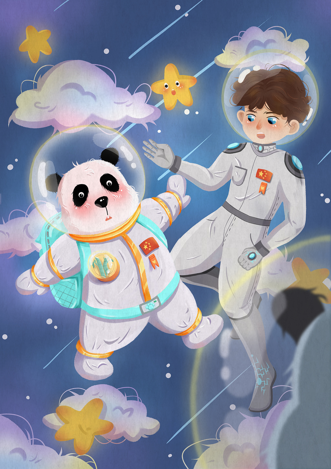 太空熊猫（图ZMjczMjc4ODY4） - 绘本 - 站酷设计师Cupid冷冷原创素材 - 站酷ZCOOL