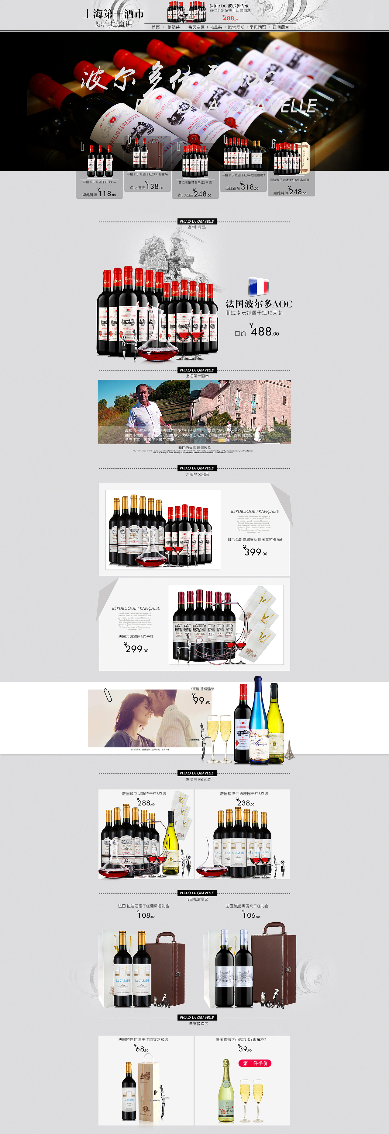 做红酒的首页。意见交流。