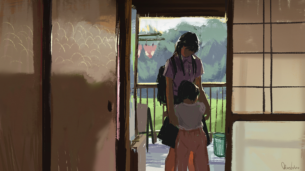 夏日主题剧照练习涂鸦