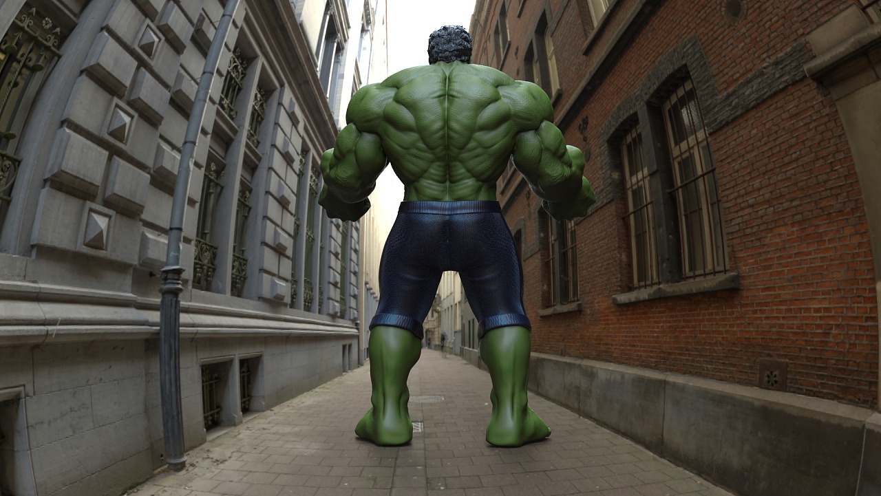 复仇者联盟 电影版 无敌浩克gk模型|三维|动画/影视|一品eapin - 原创