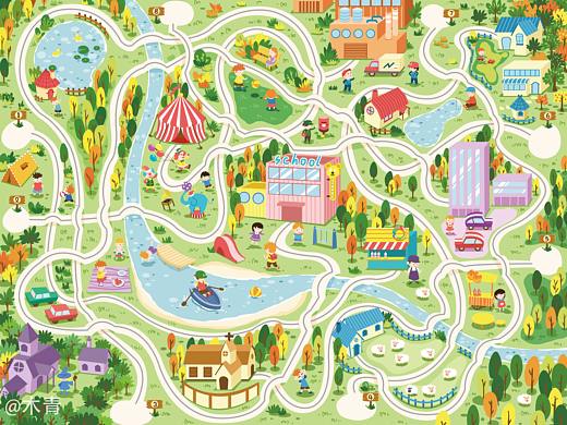 以前的一些图-地图类？（个人主页-ZMzQ4NTQ1ODQ=） - 儿童插画 - 站酷设计师密东西原创素材 - 站酷ZCOOL