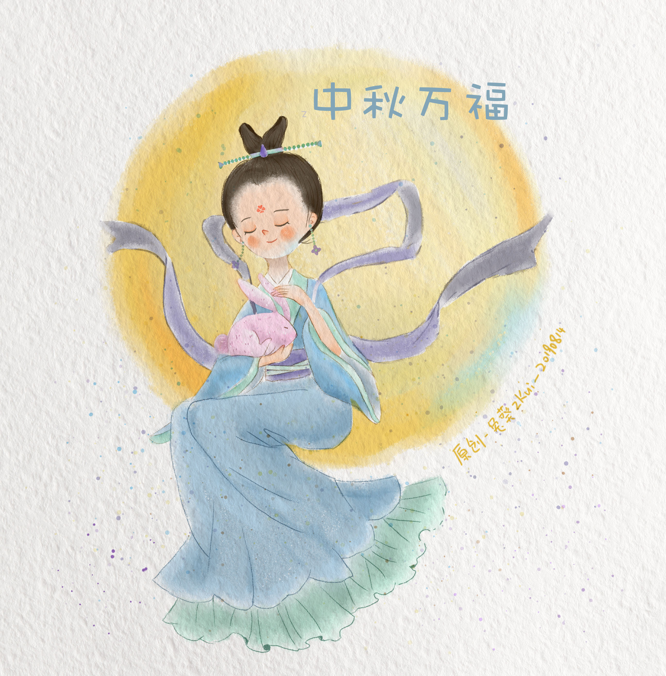 中秋节儿童画 - 高清图片，堆糖，美图壁纸兴趣社区