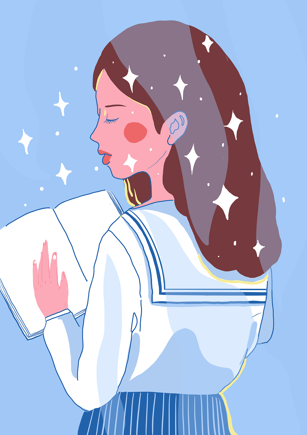 《心里要有光》系列商业插画