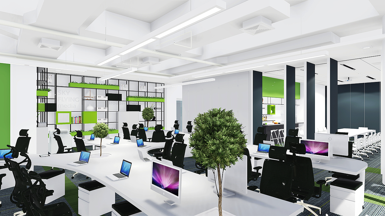 天骏传媒集团办公室概念方案