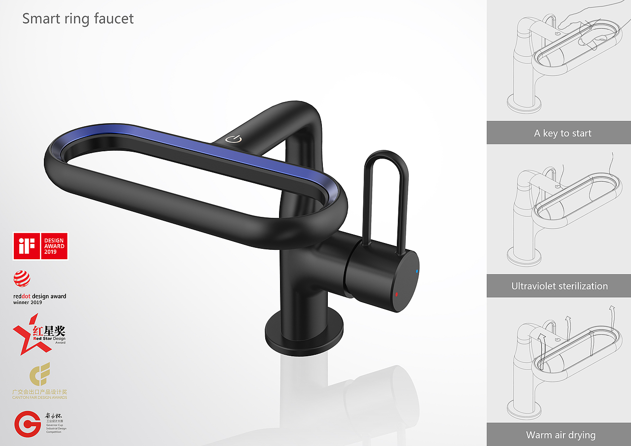 Smart ring faucet（图ZMTU0Nzg0NDI4） - 其他工业/产品 - 站酷设计师黄健英原创素材 - 站酷ZCOOL