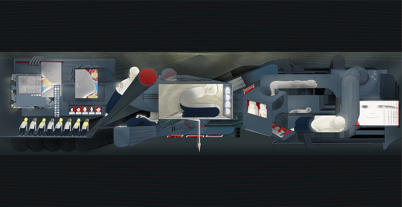 给自己的墓室壁画(图ZMTczNjE0Nzk2) - 创作习作 - 站酷设计师桥米三原创素材 - 站酷ZCOOL