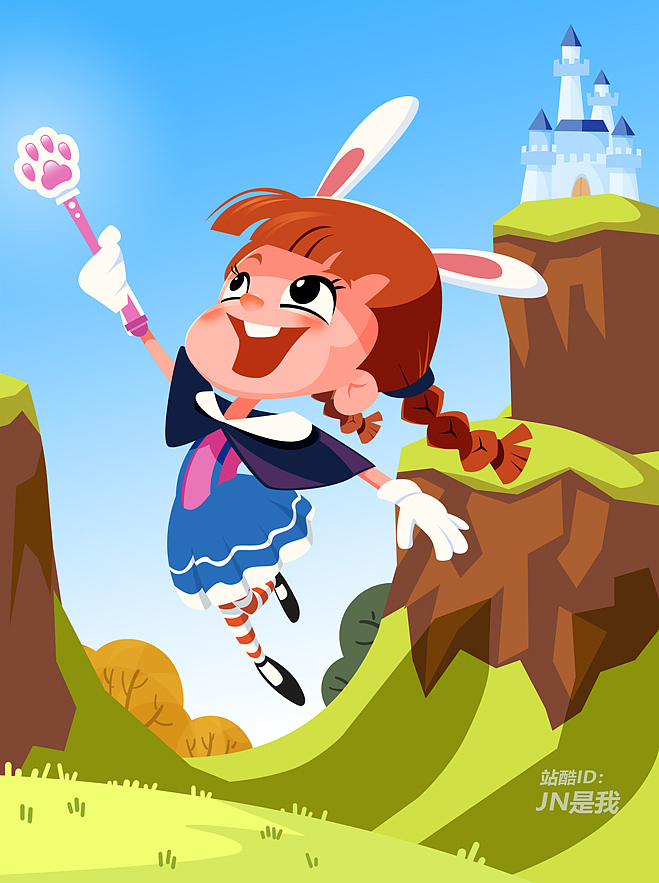 角色设计兔公主