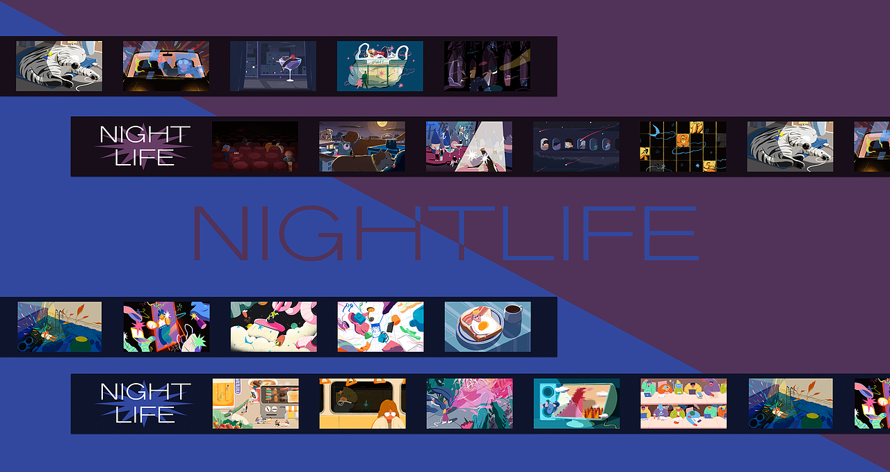 Night Life（图ZMTk3MzQ5MzYw） - 创作习作 - 站酷设计师Aaren原创素材 - 站酷ZCOOL