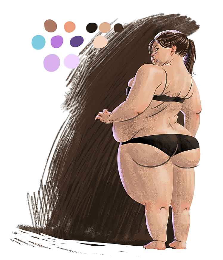 《Depressed Girl》设定_01（图ZMjMyODgwNTY4） - 概念设定 - 站酷设计师YIYINPANNNNNNN原创素材 - 站酷ZCOOL