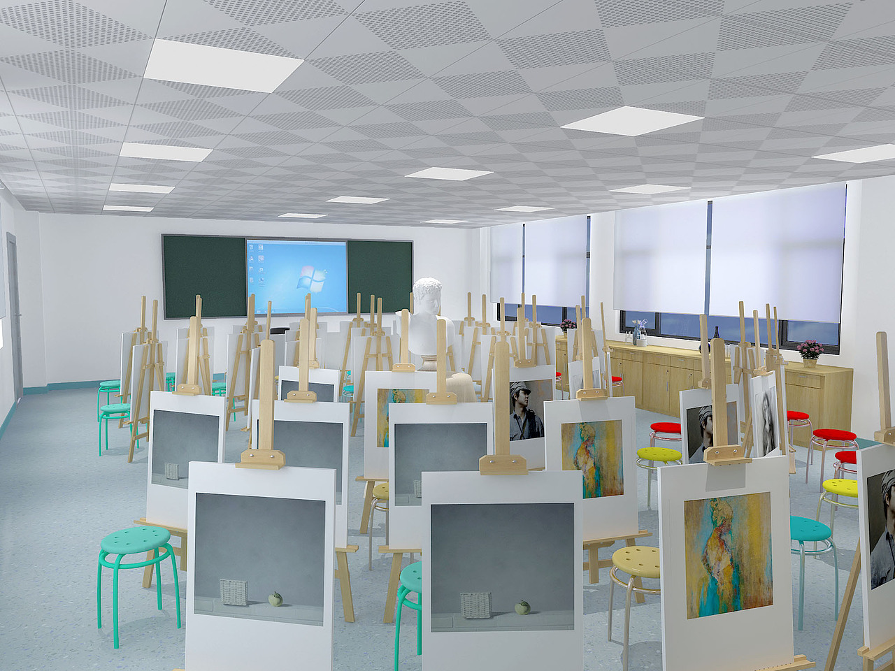 医院办公家具空间效果图（图ZMTk1MDc0OTA4） - 家装设计 - 站酷设计师大水杯JOR原创素材 - 站酷ZCOOL