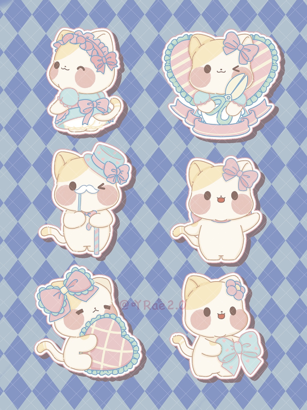 原创Q版贴纸｜肉乎乎小动物系列（图ZMzEyNjE2NDcy） - 商业插画 - 站酷设计师吖Rae原创素材 - 站酷ZCOOL