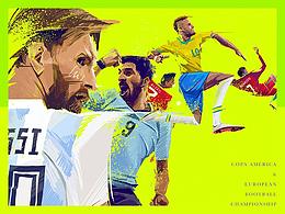 歐洲杯美洲杯開賽動畫