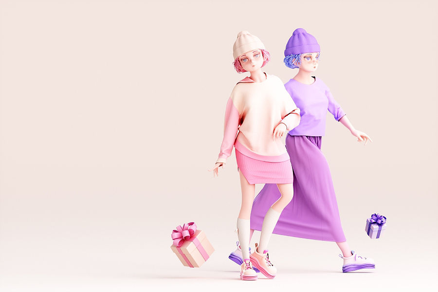 原创3d人物素材（图ZMzMxMDkwODQ4） - 人物/生物 - 站酷设计师龙套就是龙套原创素材 - 站酷ZCOOL