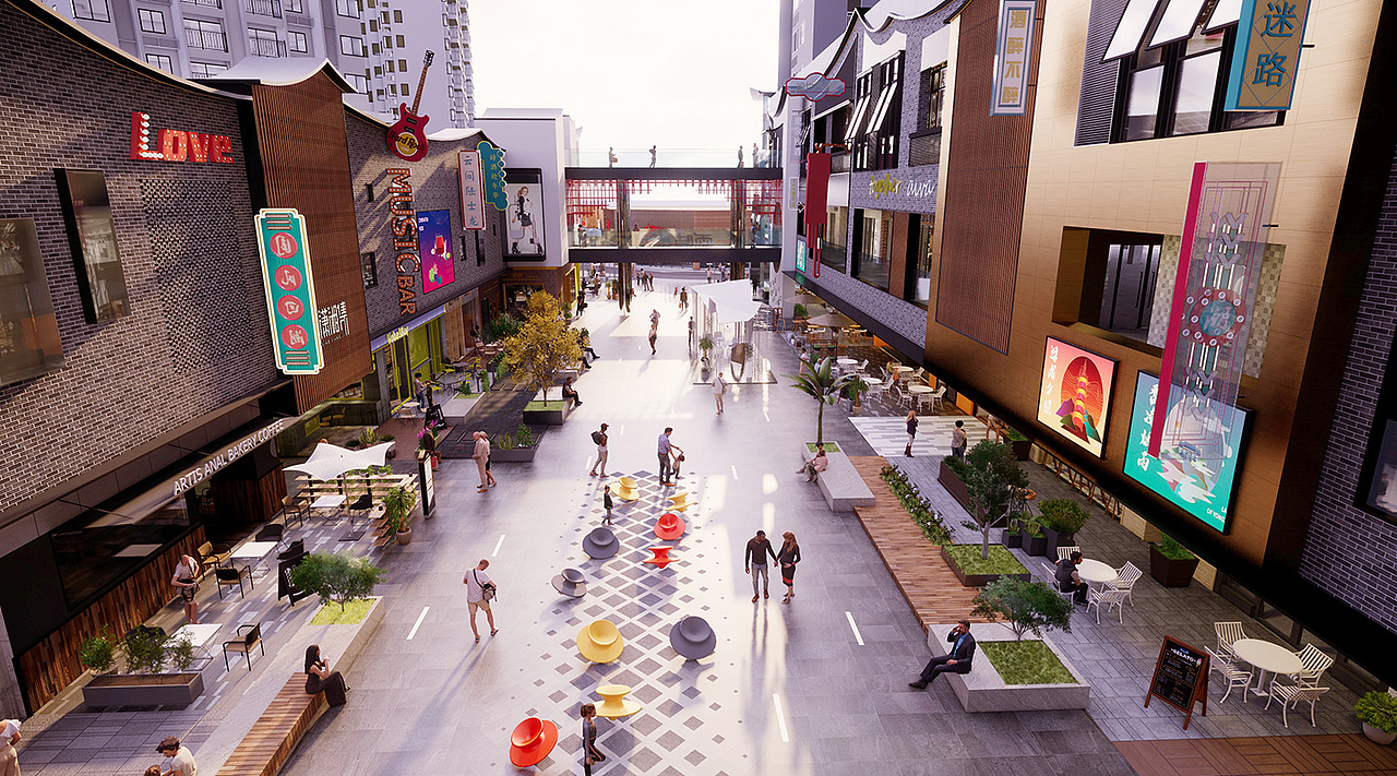 商业街设计国潮永州零陵hoo