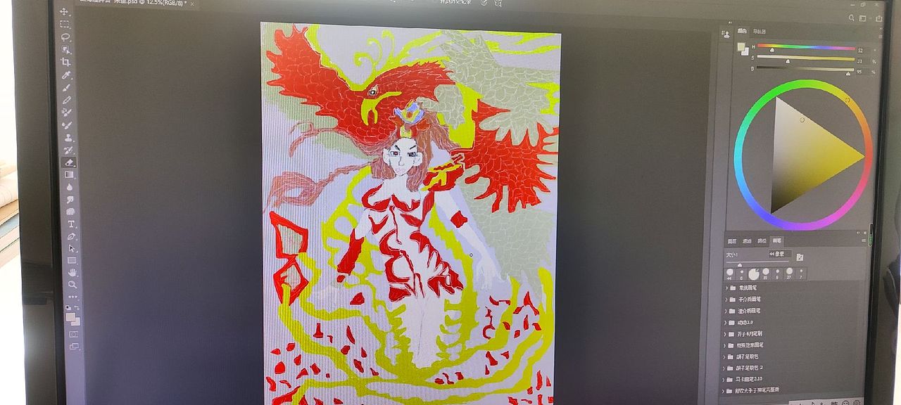 山海经异兽，神兽朱雀。（图ZMzI0MjI3NDQw） - 商业插画 - 站酷设计师Z867075340原创素材 - 站酷ZCOOL