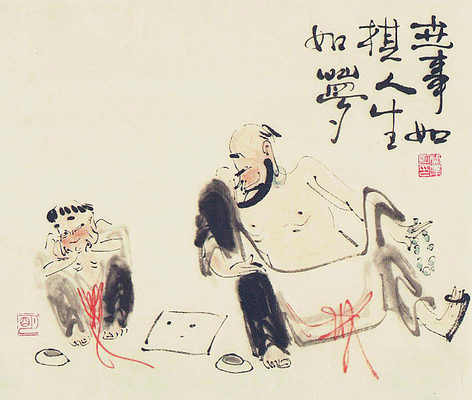 纯手绘国画小品