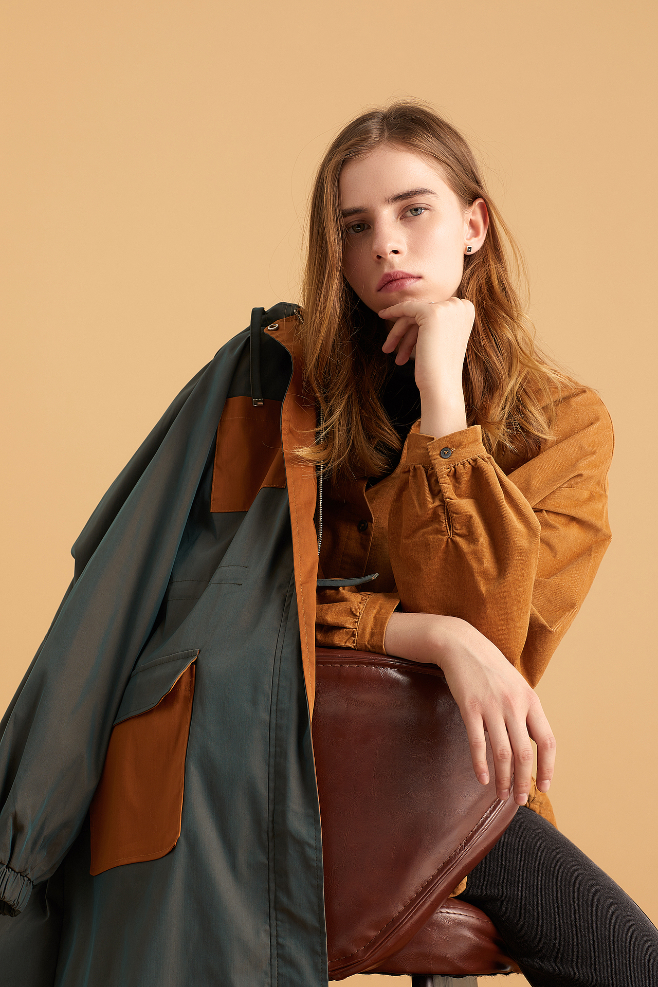 男装 女装 独辫子服装秋冬人像线下电商拍摄