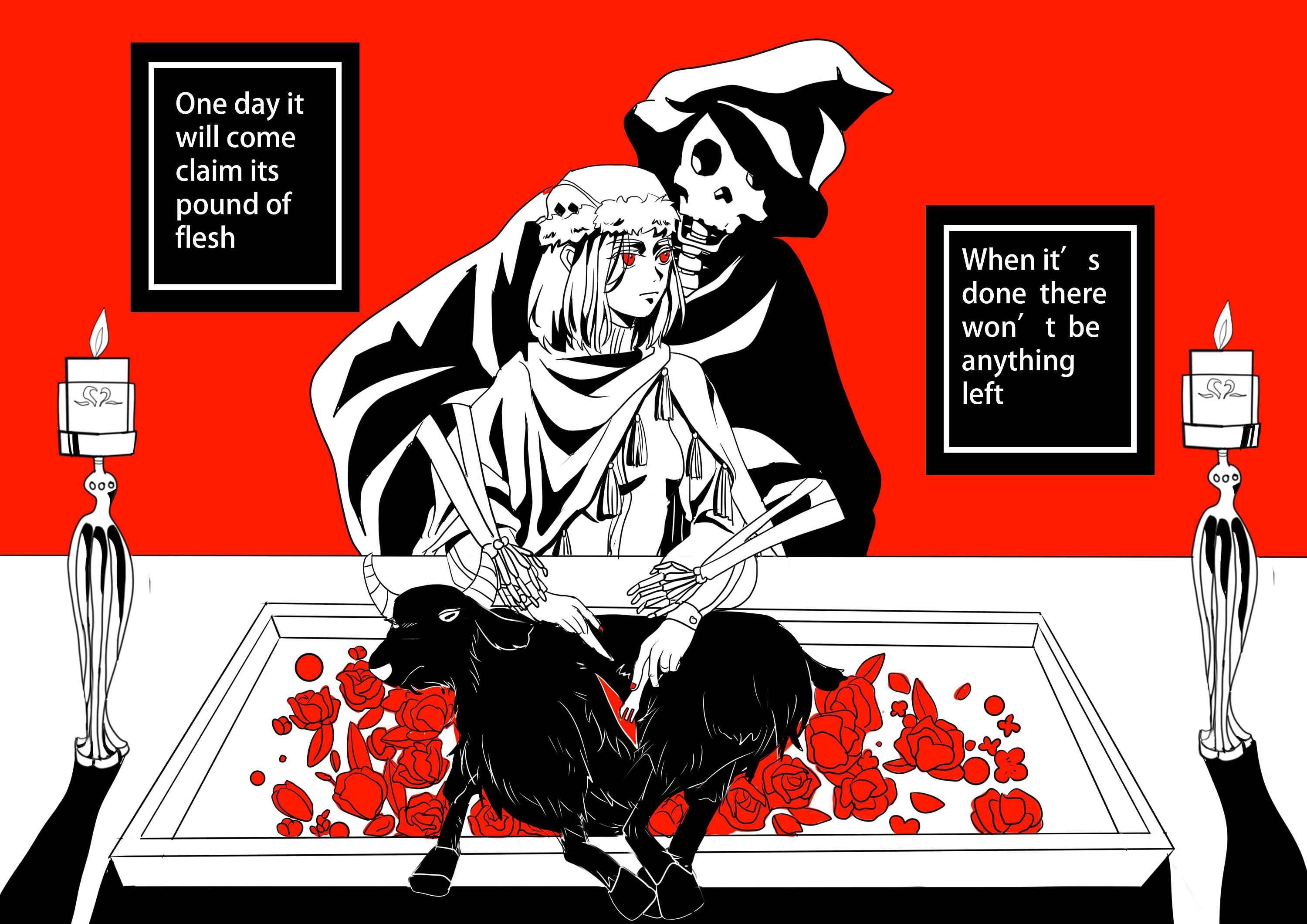 红黑|插画|其他插画|z40310084 - 原创作品 - 站酷 (zcool)