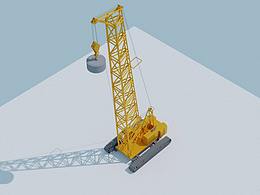 強(qiáng)夯機(jī)工程機(jī)械建模