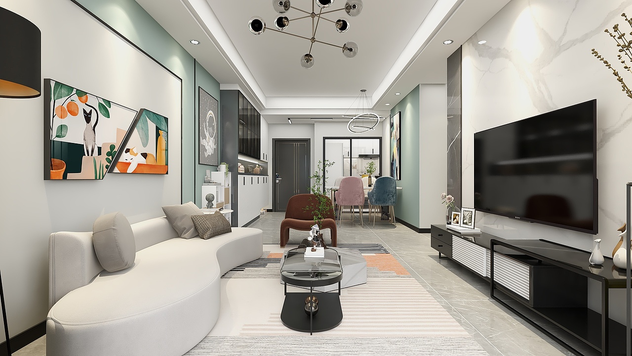 四川南充金科集美天宸(91平方现代简约三居室)