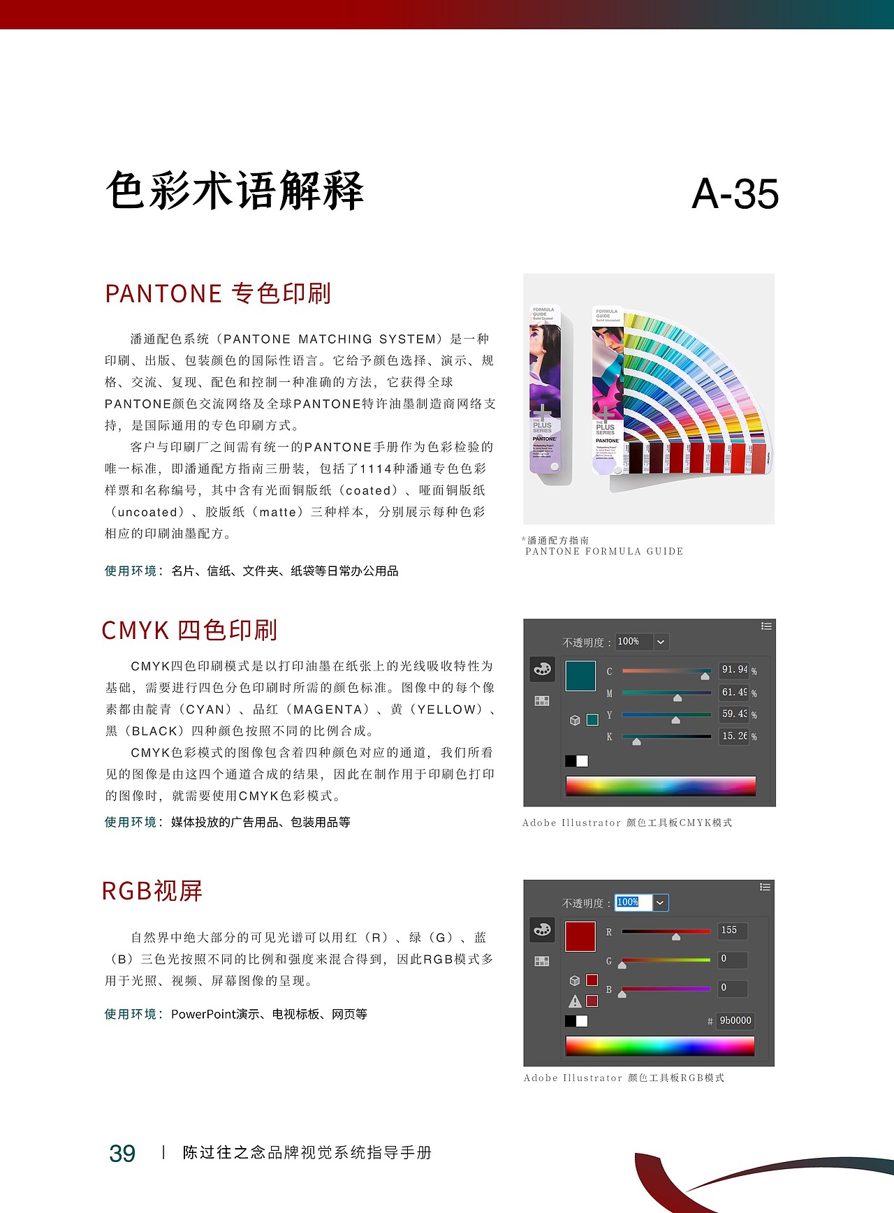 陈过往之念 品牌VIS设计