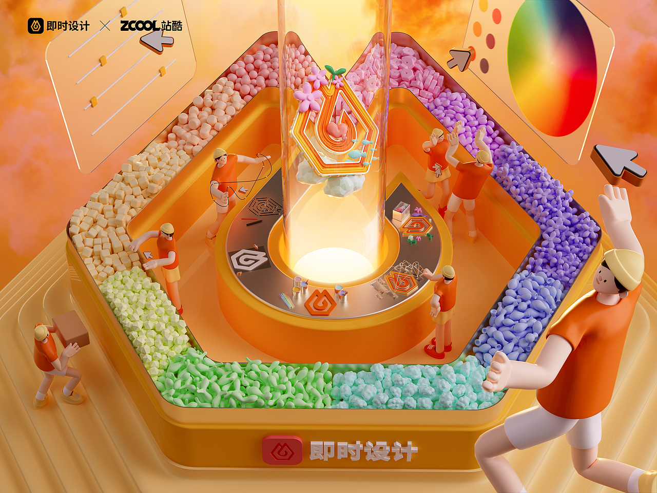 #即时，由你定义#小小梦工厂（图ZMzAwMTA0NjA0） - 海报 - 站酷设计师蝴蝶婕and呆毛原创素材 - 站酷ZCOOL