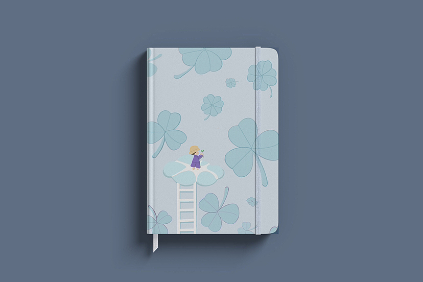 小清新情侣插画设计