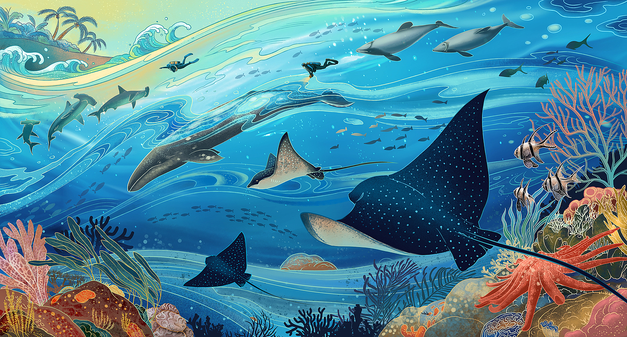 【西藏旅说+海陆空】商稿小合集（图ZMjc4NDAzNjg4） - 商业插画 - 站酷设计师唐意TY原创素材 - 站酷ZCOOL