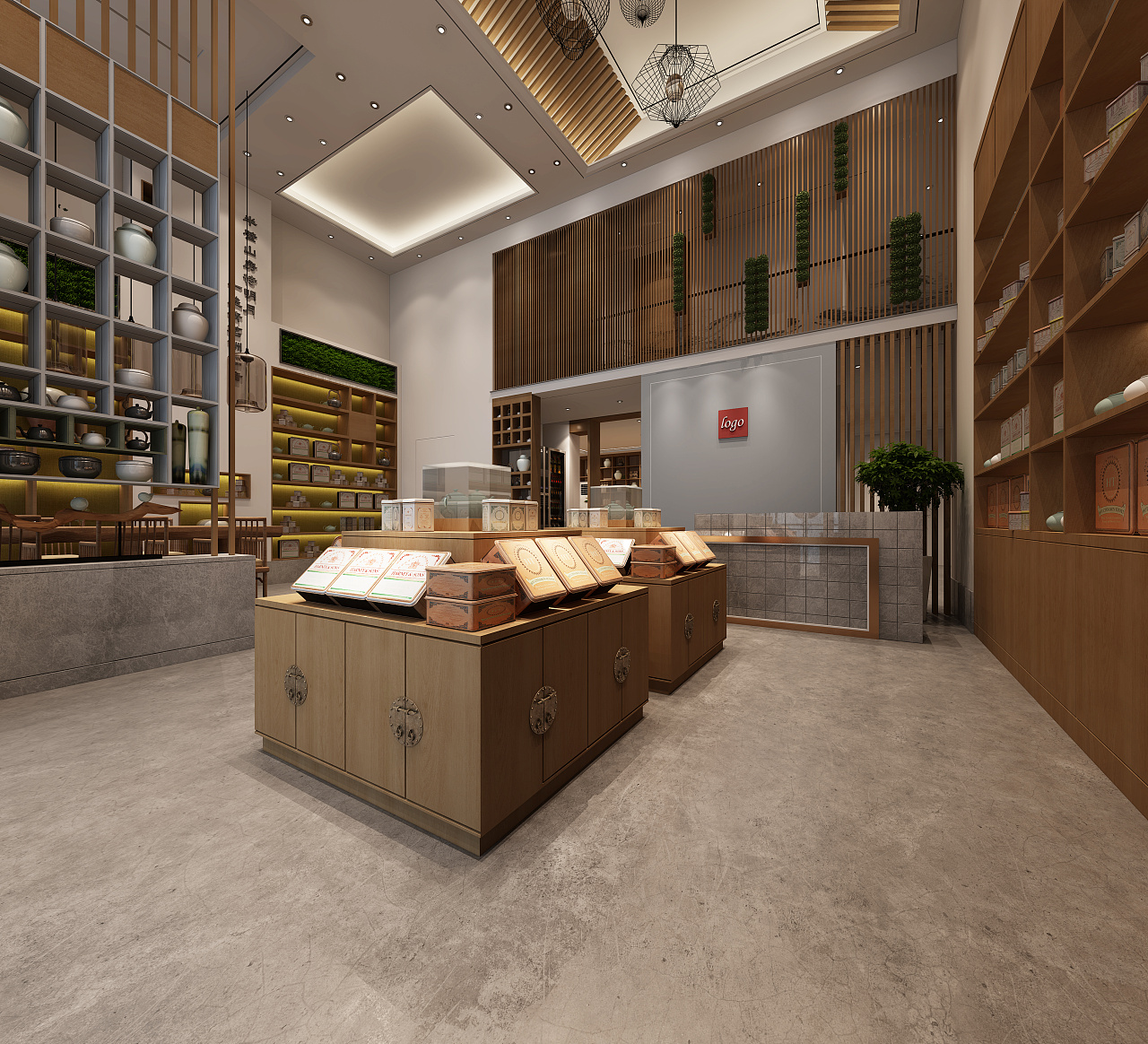 郑州茶叶店|空间|家装设计|何乐而不为微 - 原创作品 - 站酷 (zcool)