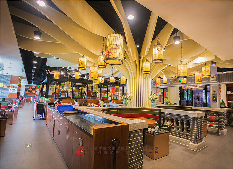 餐饮设计案例：丰圆轩汇鑫店（图ZMjEwMDA0NDc2） - 家装设计 - 站酷设计师集美山田组设计院原创素材 - 站酷ZCOOL