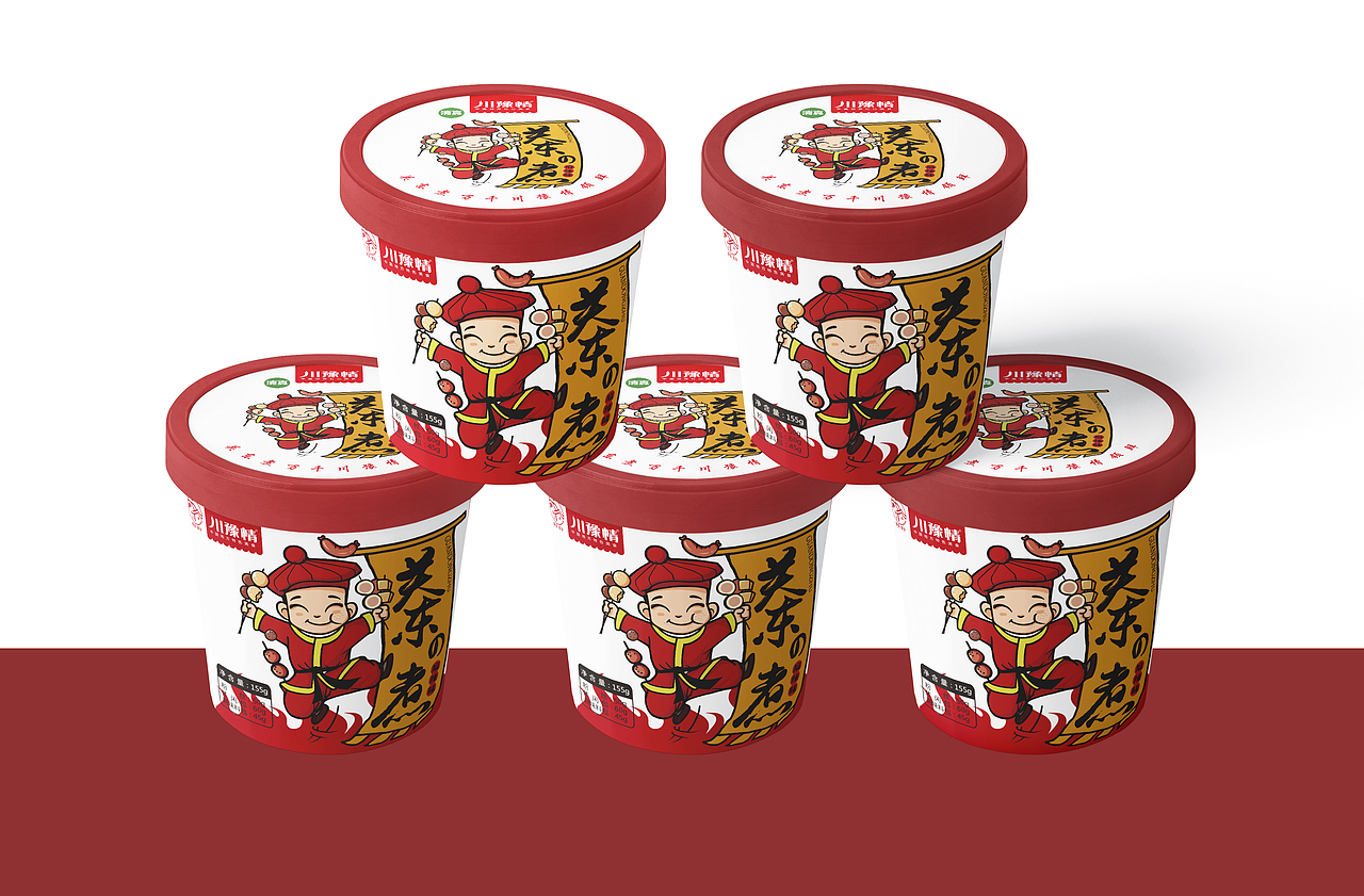川豫情酸辣粉包装设计