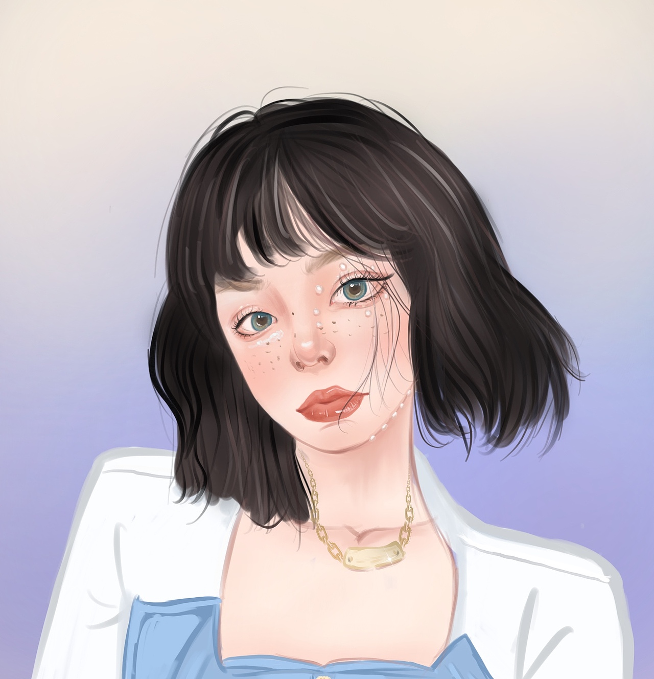procreate手绘头像练习