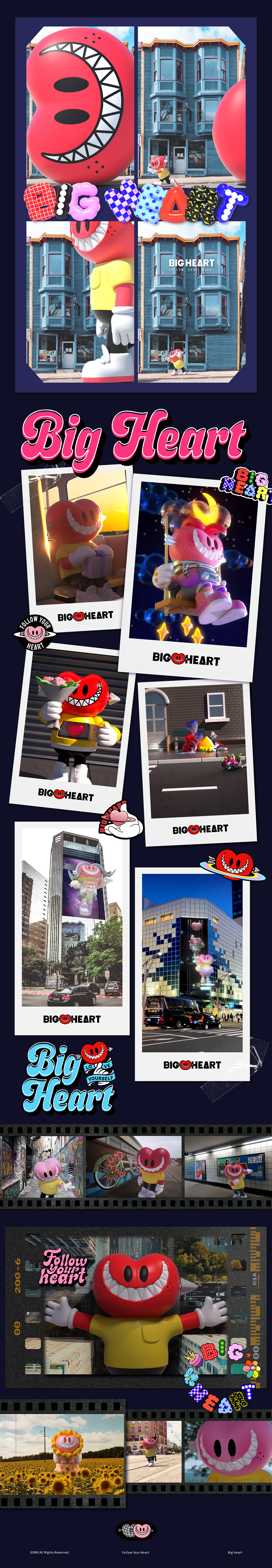 BIG HEART 3D动画合集（图ZMzYyOTQzMDcy） - IP形象 - 站酷设计师G5M6_AveLeung原创素材 - 站酷ZCOOL