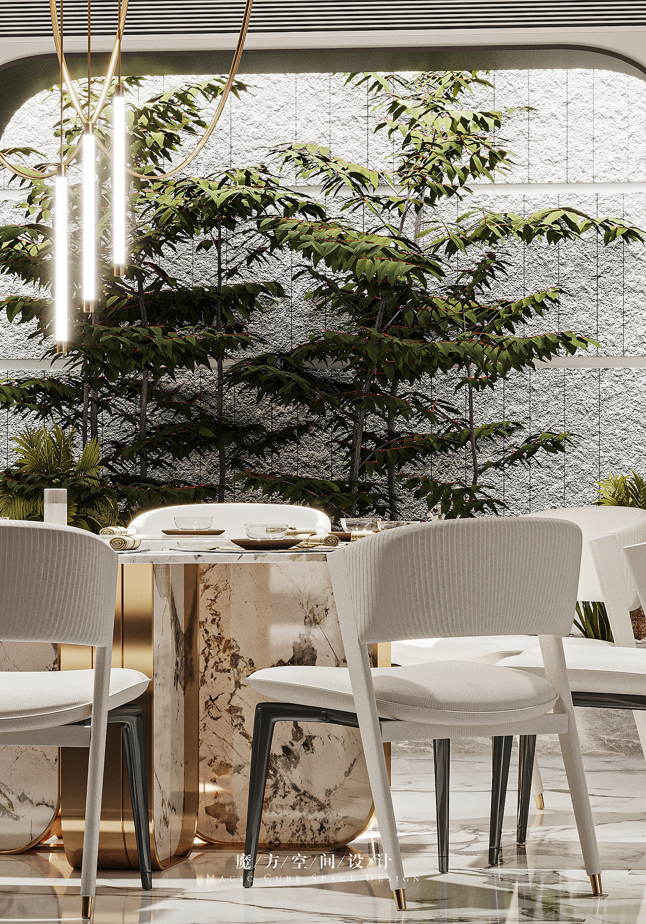 【魔方】天津•现代简约别墅项目（图ZMjk4ODMxNTU2） - 家装设计 - 站酷设计师魔方空间设计原创素材 - 站酷ZCOOL