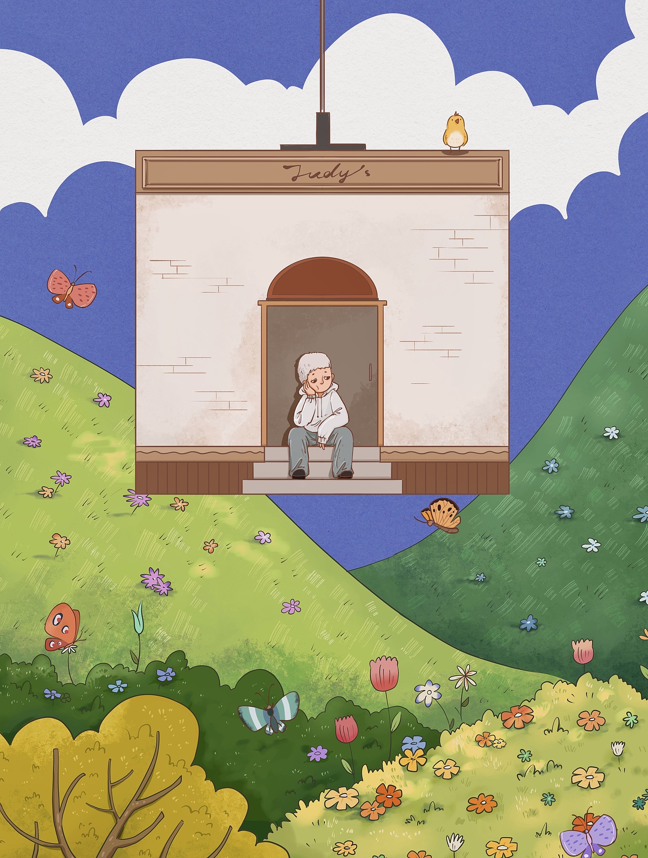 因为疫情隔离在家所感所绘(图ZMjk3MzYwMDI0) - 创作习作 - 站酷设计师竺狄Judy原创素材 - 站酷ZCOOL