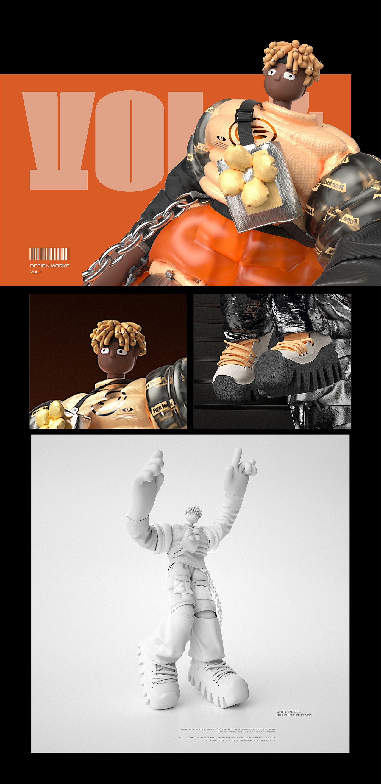 三维原创角色 / 虚拟服饰（图ZMzI5Njk2NjA0） - 人物/生物 - 站酷设计师王小羊der原创素材 - 站酷ZCOOL