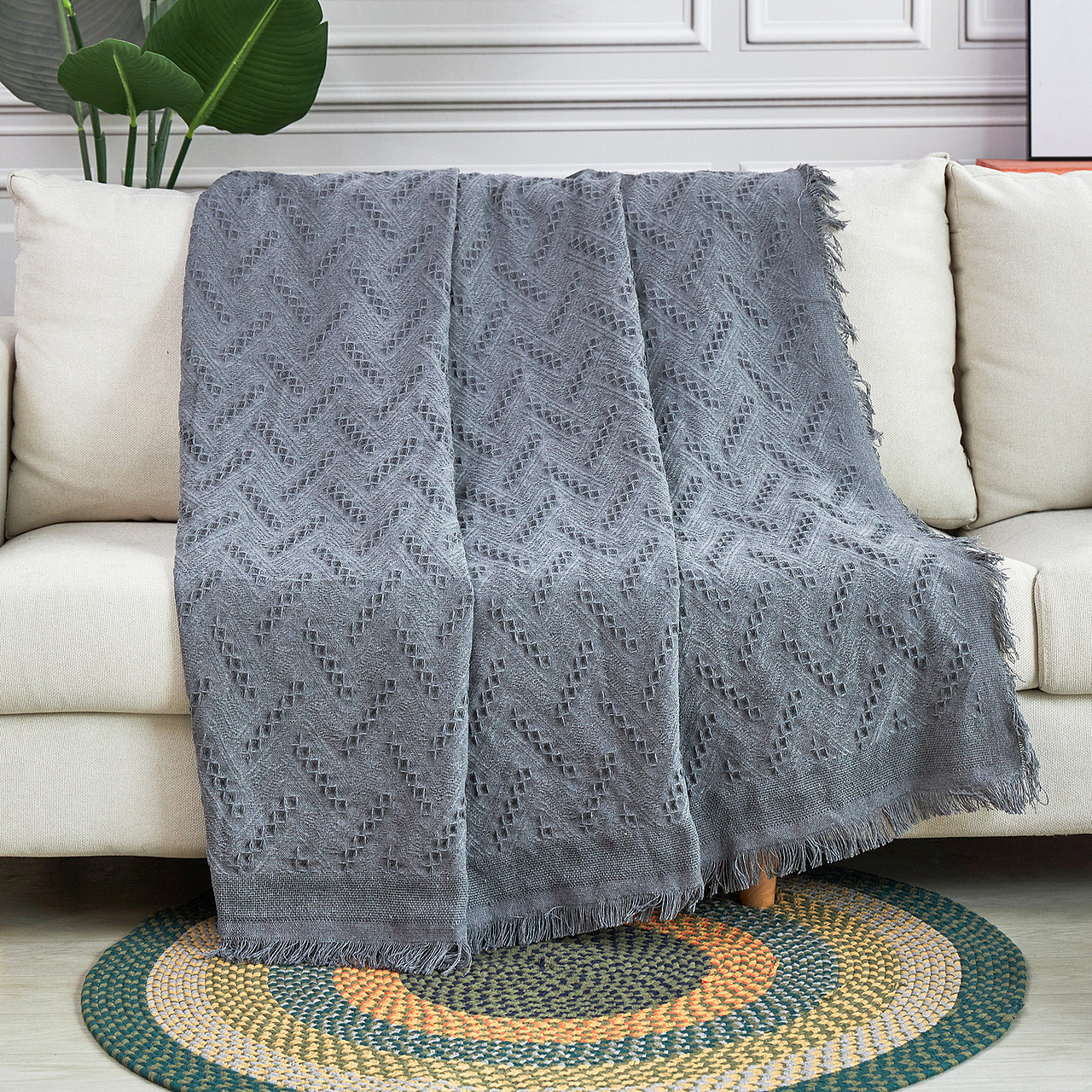 亚马逊家居沙发巾主图（图ZMzM0ODU1MTY4） - 电商 - 站酷设计师樱花杨柳原创素材 - 站酷ZCOOL