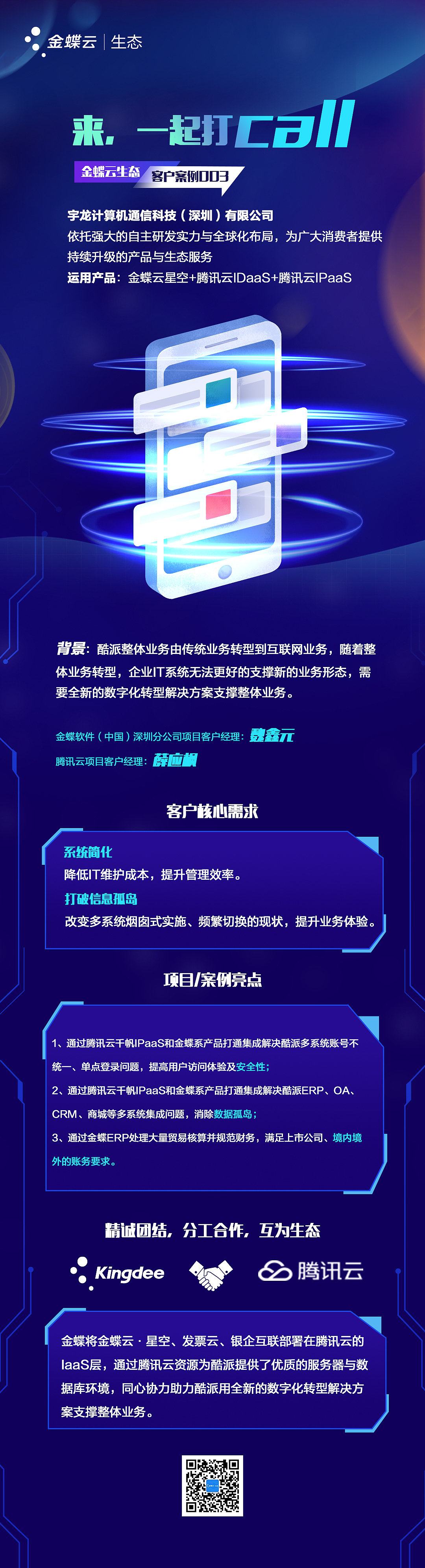 金蝶云生态宣传长图