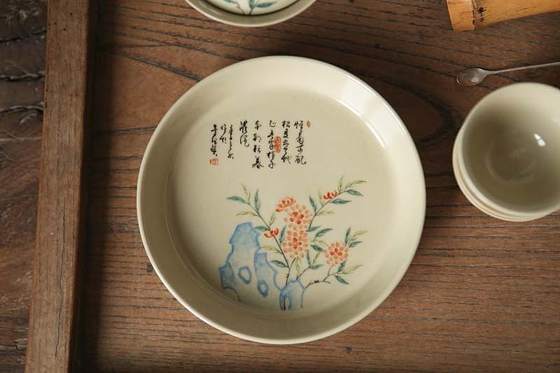 瓷礼记 桃花茶具套组（图ZMzAyOTE3NDcy） - 产品摄影 - 站酷设计师鸿霖厨卫原创素材 - 站酷ZCOOL