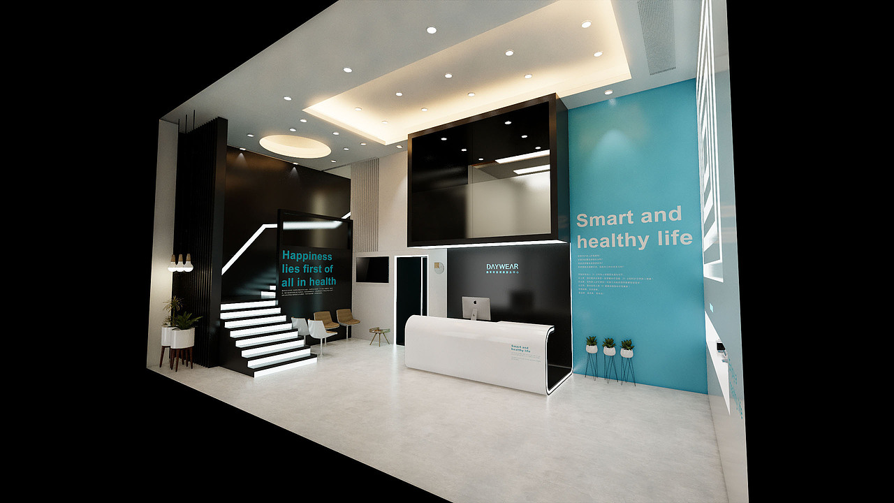 门店装修设计方案与3D效果图