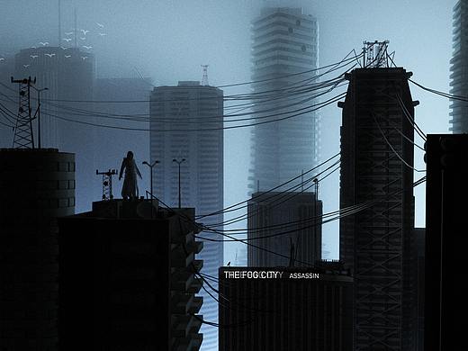 概念风 三维黑白风格图