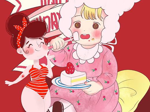 练习（个人主页-ZMzg3ODUyMTI=） - 儿童插画 - 站酷设计师奈奈颓原创素材 - 站酷ZCOOL