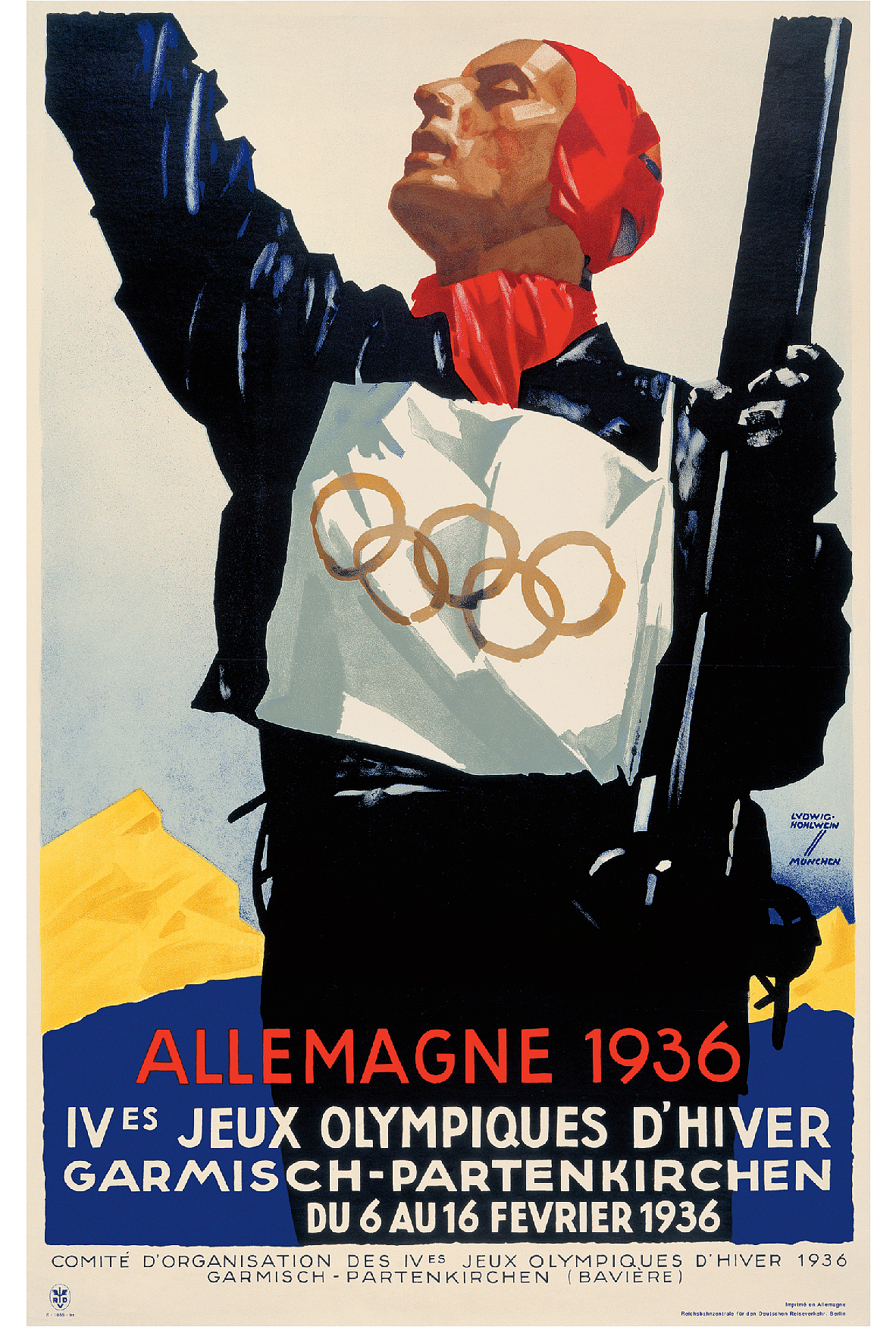 历届冬季奥运会海报吉祥物明信片