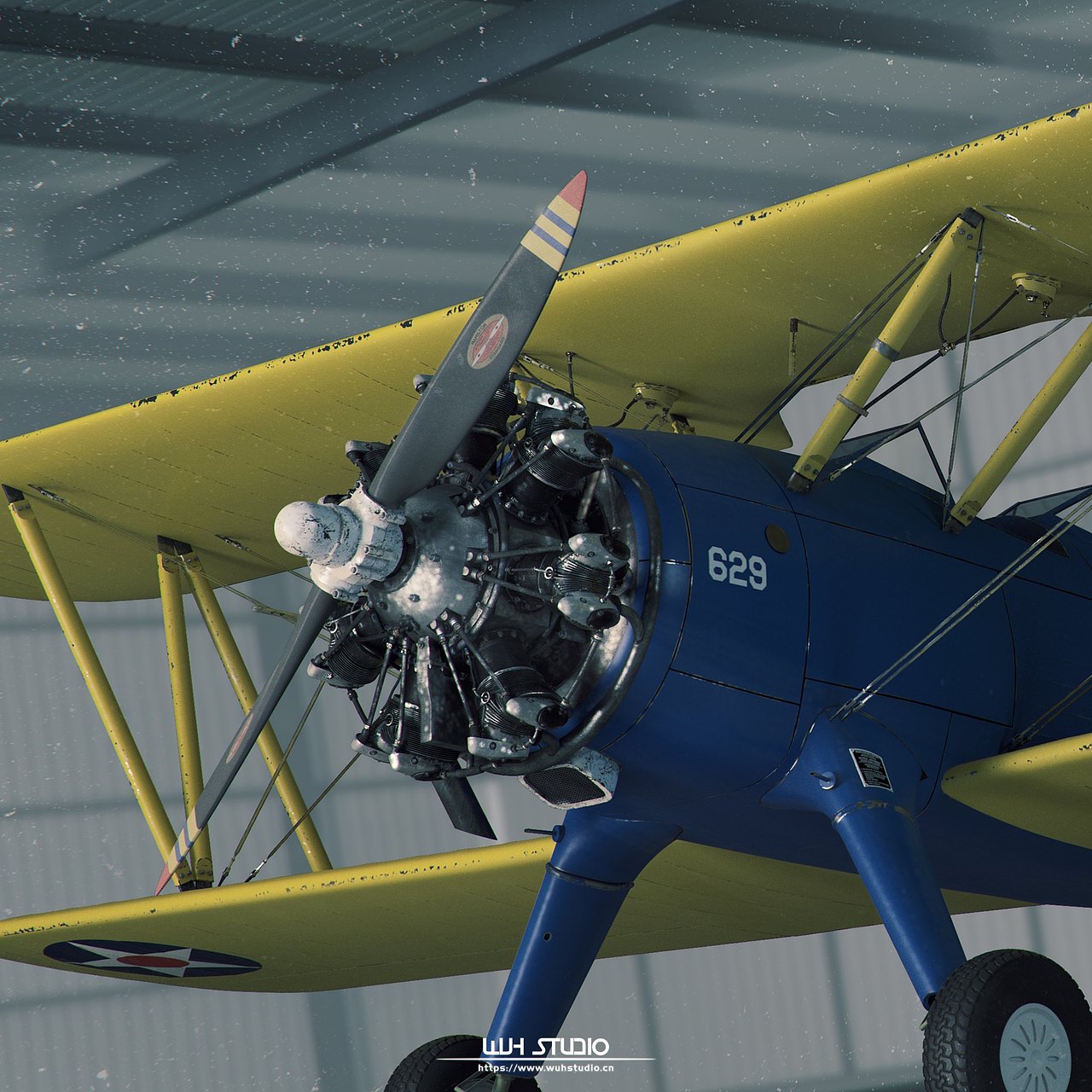 Boeing Stearman 波音斯蒂尔曼(图ZNTI5MDEzNjA=) - 机械/交通 - 站酷设计师_WUH_原创素材 - 站酷ZCOOL