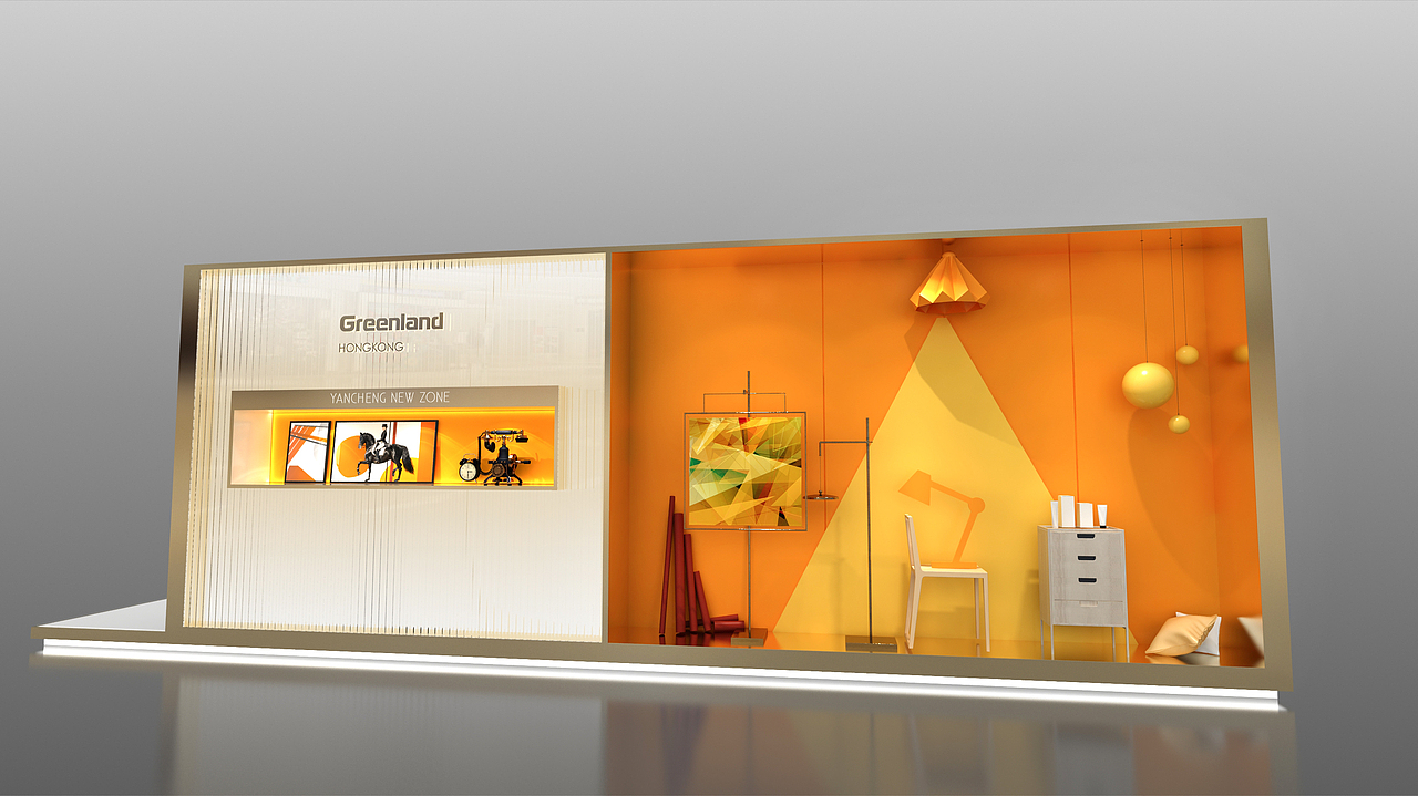 绿地香港展位（图ZMjYzNDgzNjA4） - 展陈设计 - 站酷设计师叮咚0320原创素材 - 站酷ZCOOL