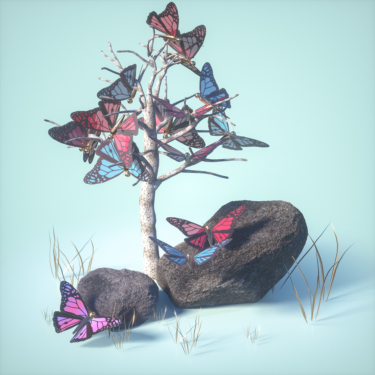 蝴蝶梦|三维|人物/生物|我就是niaoniao - 原创作品 - 站酷 (zcool)