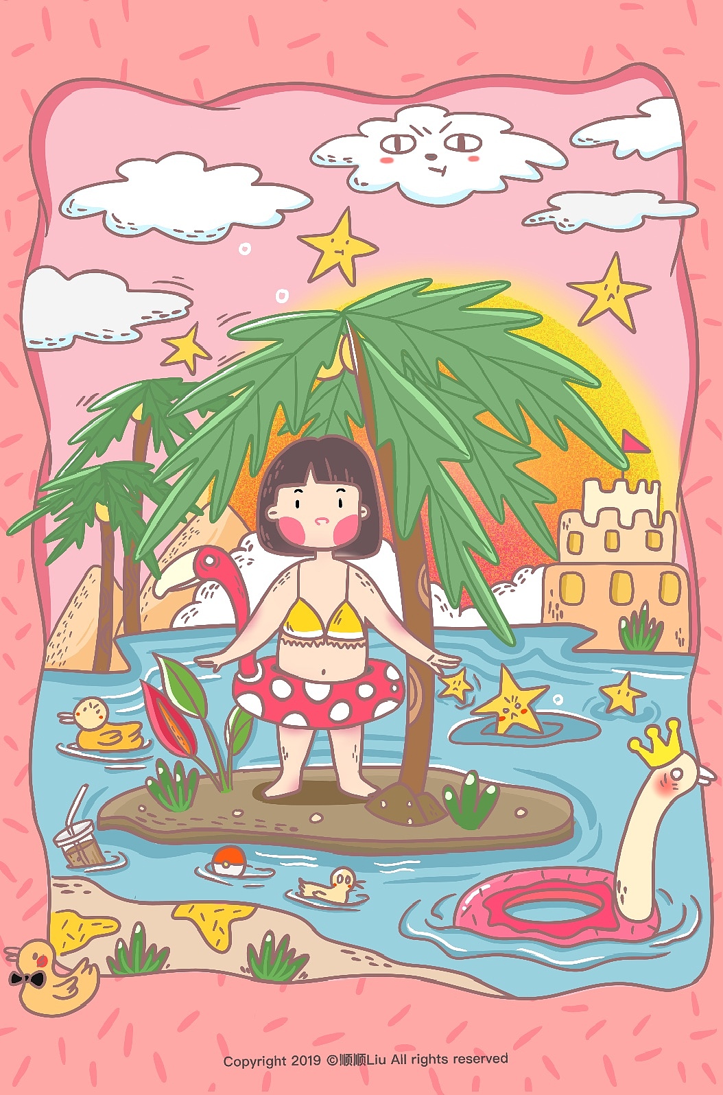 春夏秋冬（圖ZMTk4NzcyMjky） - 創(chuàng)作習作 - 站酷設(shè)計師Mona劉禹彤原創(chuàng)素材 - 站酷ZCOOL